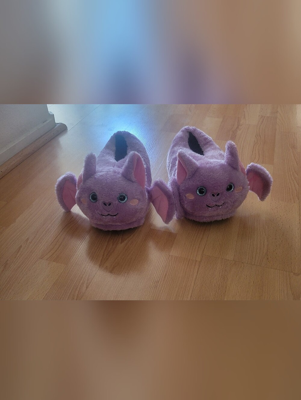 Faux Fur Bat Slippers